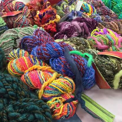 Photo of Hand-Dyed Yarn Skeins